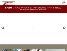 Tablet Screenshot of msupport-colombia.com